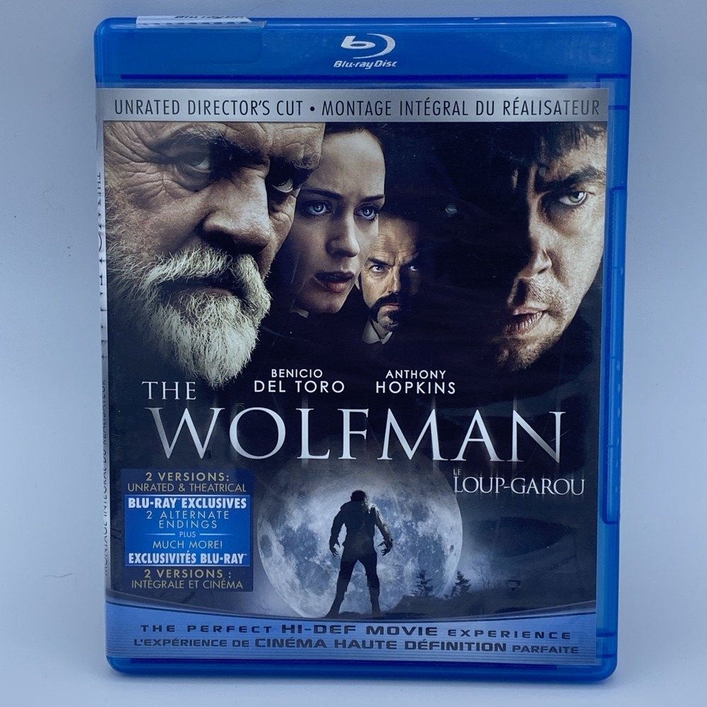 The Wolfman Unrated Director's Cut N2009 Blu-Ray Wolf-man Horror Suspense